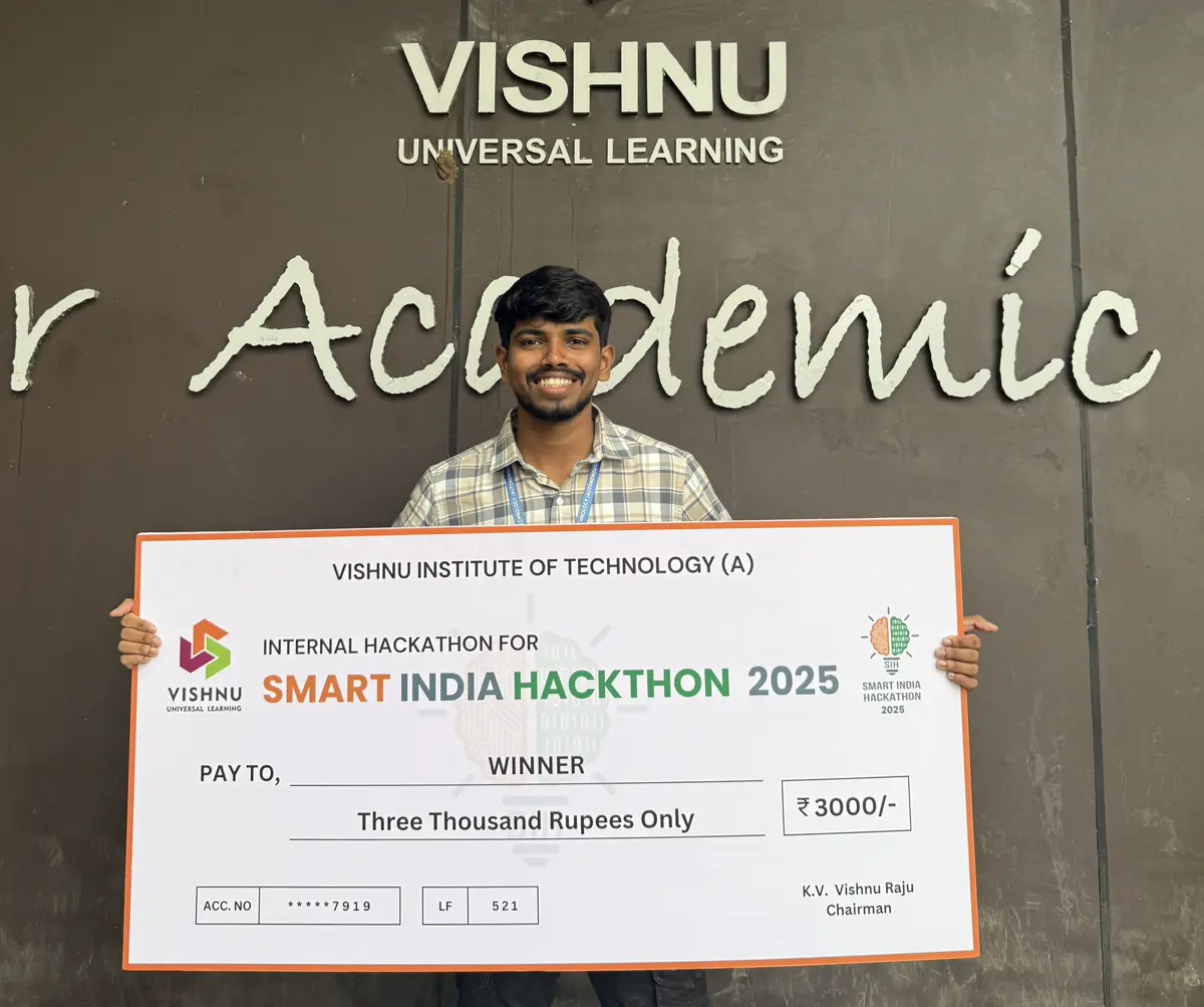 WINNER - Internal Smart India Hackathon 2025