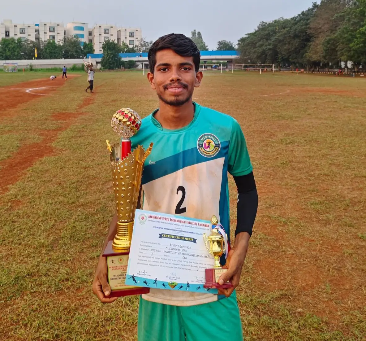 WINNER - JNTUK Central Zone Football Inter Collegiate Tournament 2023
